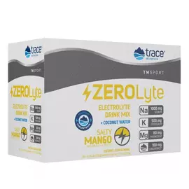 Trace Minerals ZeroLyte Salted Mango / Електроліти зі смаком солоного манго 30 саше  від магазину біодобавок nutrido.shop