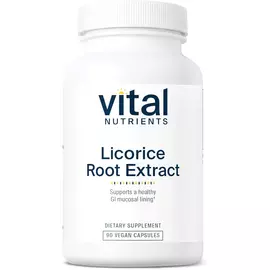Vital Nutrients Licorice Extract / Екстракт солодки підтримка шлунково-кишкового тракту та надниркових залоз 400 мг 90 капсул в магазине биодобавок nutrido.shop