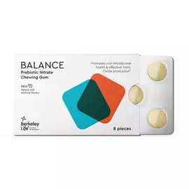 Berkeley Life Prebiotic Nitrate Chewing Gum / Пребіотична жувальна гумка 8 шт. від магазину біодобавок nutrido.shop