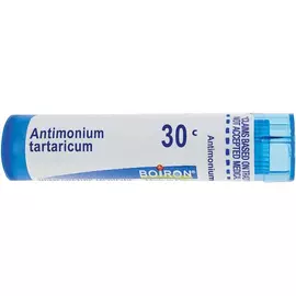Boiron Antimonium Tartaricum / Засіб при вологому кашлю 30 C 80 гранул в магазине биодобавок nutrido.shop