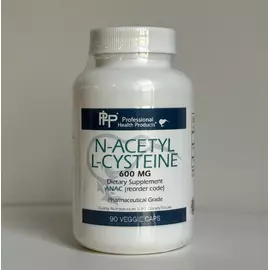 Professional Health Products N-Acetyl-L-Cysteine / N-ацетил-L-цистеїн 90 капсул в магазине биодобавок nutrido.shop