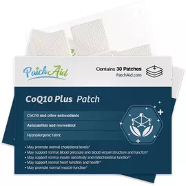 Patch Aid CoQ10 Plus / Коензим Q10 з кофакторами 30 шт від магазину біодобавок nutrido.shop