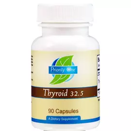 Priority One Thyroid / Щитовидная железа 32,5 мг 90 капсул в магазине биодобавок nutrido.shop