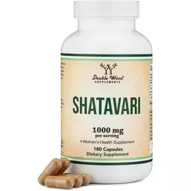 Double Wood Shatavari Organic / Шатаварі органік 1000 мг 180 капсул від магазину біодобавок nutrido.shop