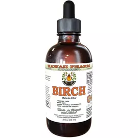 Hawaii Pharm Birch (Betula Alba) Alcohol-FREE / Экстракт коры березы без спирта 60 мл в магазине биодобавок nutrido.shop