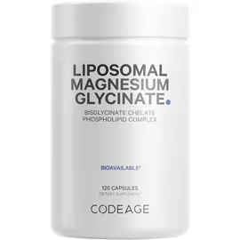 CodeAge Liposomal Magnesium Glycinate / Магній гліцинат ліпосомальний 120 капсул в магазине биодобавок nutrido.shop