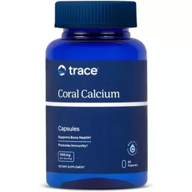 Trace Minerals Coral Calcium Capsules / Кальцій кораловий біодоступний 60 капсул в магазине биодобавок nutrido.shop