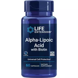 Life Extension Alpha-Lipoic Acid with Biotin / Альфа-ліпоєва кислота з біотином 60 капсул в магазине биодобавок nutrido.shop