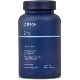 Trace Minerals Zinc Gummies / Цинк смак бузина 60 жувальних мармеладок в магазине биодобавок nutrido.shop