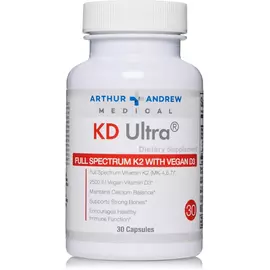 Arthur Andrew KD Ultra / Вітамін Д3 2500 МО рослинний + вітамін К 30 капсул в магазине биодобавок nutrido.shop