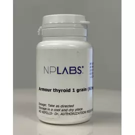 ARMOUR THYROID 1 GRAIN (60MG)  90 CAPS від магазину біодобавок nutrido.shop