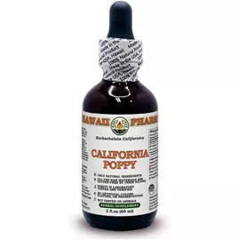 Hawaii Pharm California Poppy Organic Alcohol-FREE / Каліфорнійський мак органік без спирту 60 мл в магазине биодобавок nutrido.shop