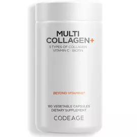CodeAge Multi Collagen+ / Мультиколаген + вітамін C 180 капсул від магазину біодобавок nutrido.shop