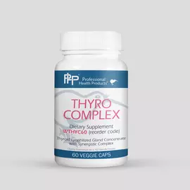 Professional Health Products Thyro Complex with Thyroid Gland / Комплекс для щитоподібної залози 60 капсул від магазину біодобавок nutrido.shop