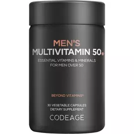 CodeAge Men's Daily Multivitamin 50 / Мультивітамінний комплекс для чоловіків віком від 50 років 30 капсул від магазину біодобавок nutrido.shop