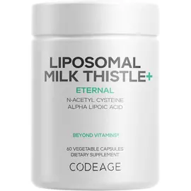 CodeAge Liposomal Milk Thistle+ / Ліпосомальна розторопша 60 капсул від магазину біодобавок nutrido.shop