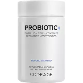 CodeAge Probiotic+ 100 Billion CFUs / Пробіотик 100 млрд КУО 12 штамів 30 капсул від магазину біодобавок nutrido.shop