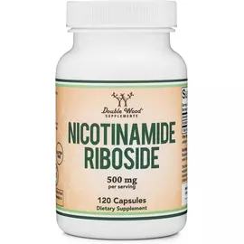 Double Wood Nicotinamide Riboside / Нікотинамід рибозид для підвищення НАД+ 120 капсул від магазину біодобавок nutrido.shop