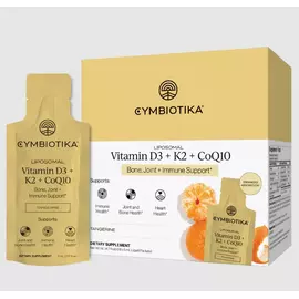 Cymbiotika Vitamin D3 + K2 + CoQ10 / Вітаміни Д3 4000 МО + K2 + Ку10 у ліпосомальній формі 30 саше від магазину біодобавок nutrido.shop