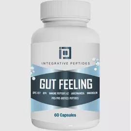 Integrative Peptides Gut Feeling / Пептиди BPC-157, KPV та А2 для здоров'я ШКТ 60 капсул в магазине биодобавок nutrido.shop