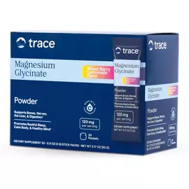 Trace Minerals Magnesium Glycinate Berry Lemonade / Магній гліцинат смак ягідного лимонаду 30 саше в магазине биодобавок nutrido.shop