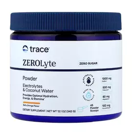 Trace Minerals ZeroLyte Salty Orange / Електроліти смак солоного апельсина 342 г від магазину біодобавок nutrido.shop