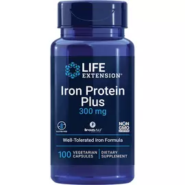 Life Extension Iron Protein Plus / Залізо 15 мг 100 капсул в магазине биодобавок nutrido.shop