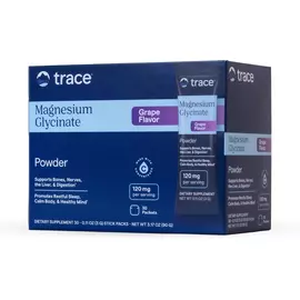 Trace Minerals Magnesium Glycinate Grape / Магній гліцинат смак винограду 30 саше в магазине биодобавок nutrido.shop