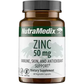 NutraMedix Zinc / Цинк бісгліцинат 50 мг 60 капсул в магазине биодобавок nutrido.shop