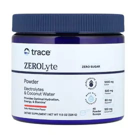 Trace Minerals ZeroLyte Canisters / Електроліти смак солоного кавуна 344 г в магазине биодобавок nutrido.shop