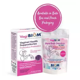 Biom Probiotics Vaginal Probiotic Suppository / Вагінальні супозиторії з пробіотиками 30 шт. від магазину біодобавок nutrido.shop
