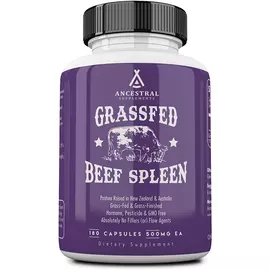 Ancestral Supplements Beef Spleen / Яловича селезінка 180 капсул від магазину біодобавок nutrido.shop