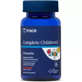 Trace Minerals Complete Children's Multi/Мультивитамины для детей вкус вишня 60 жевательных таблеток в магазине биодобавок nutrido.shop