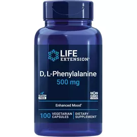 Life Extension D, L-Phenylalanine / D, L-фенілаланін підтримка настрою та нейротрансмітерів 100 к від магазину біодобавок nutrido.shop