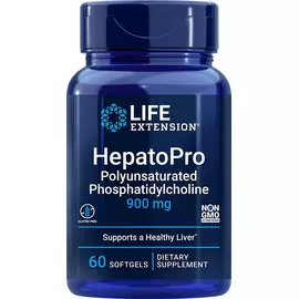Life Extension HepatoPro / Фосфатидилхолін 900 мг 60 капсул від магазину біодобавок nutrido.shop