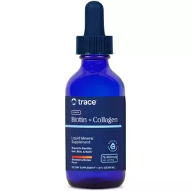 Trace Minerals Ionic Biotin + Collagen / Іонний біотин + колаген смак полуниці та манго 59 мл від магазину біодобавок nutrido.shop