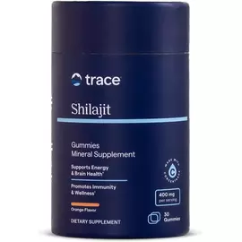 Trace Minerals Shilajit Gummies / Мумійо фульвова кислота і мінерали смак апельсина 30 жувальних мармеладок від магазину біодобавок nutrido.shop