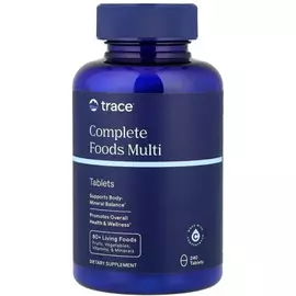 Trace Minerals Complete Foods Multi/Комплекс витаминов и минералов из продуктов питания 240 таблеток в магазине биодобавок nutrido.shop