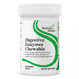 Seeking Health Digestive Enzymes Chewable / Травні ферменти 60 жувальних таблеток від магазину біодобавок nutrido.shop