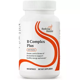 Seeking Health B Complex Plus / Комплекс вітамінів групи Б з холіном 100 капсул від магазину біодобавок nutrido.shop