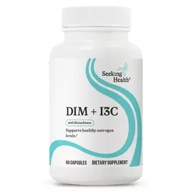 Seeking Health DIM + I3C / ДІМ + Індол Здоровий метаболізм естрогену 60 капсул від магазину біодобавок nutrido.shop