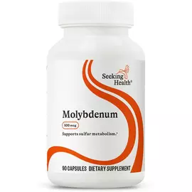 Seeking Health Molybdenum / Молібден для метаболізму сірки та сульфітів 500 мг 90 капсул від магазину біодобавок nutrido.shop
