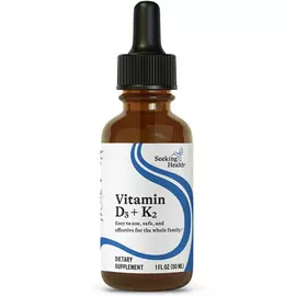 Seeking Health Vitamin D3+K2 Drops / Вітамін Д3+К2 рідкий 30 мл від магазину біодобавок nutrido.shop