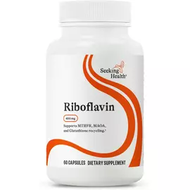 Seeking Health Riboflavin / Вітамін Б2 Рибофлавін 400 мг 60 капсул від магазину біодобавок nutrido.shop
