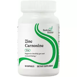 Seeking Health Zinc Carnosine / Цинк карнозин для підтримки слизової оболонки шлунка 60 капсул від магазину біодобавок nutrido.shop