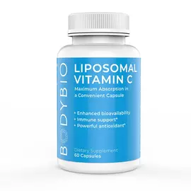 BodyBio Vitamin C Liposomal / Вітамін С ліпосомальний 60 капсул від магазину біодобавок nutrido.shop