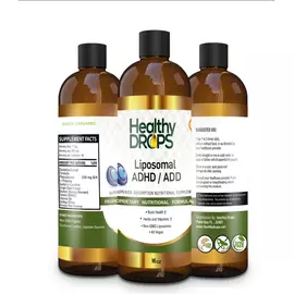 Healthy Drops Liposomal ADHD-ADD / Липосомальная  поддержка при СДВГ-СДВ  473 мл в магазине биодобавок nutrido.shop