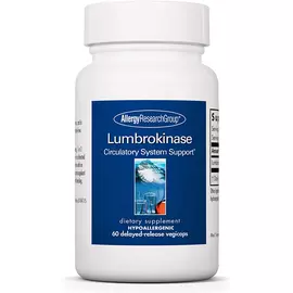 Allergy Research Lumbrokinase / Люмброкіназа уповільненого вивільнення 60 капсул від магазину біодобавок nutrido.shop