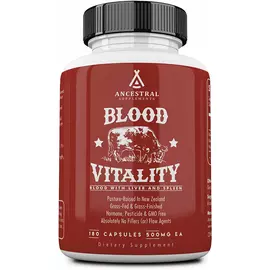 Ancestral Supplements Blood Vitality / Життєва сила крові 180 капсул від магазину біодобавок nutrido.shop