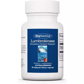 Allergy Research Lumbrokinase / Люмброкиназа замедленного высвобождения 30 капсул в магазине биодобавок nutrido.shop